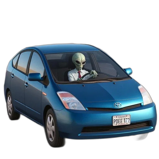 car, robot, mask, creature transparent PNG cut-out
