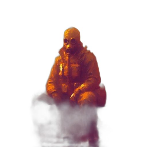 jacket, mask, robot, face transparent PNG cut-out