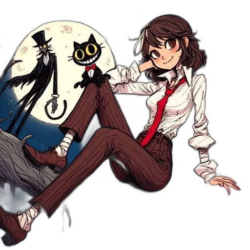 staff, creature, anime, concept art transparent PNG cut-out
