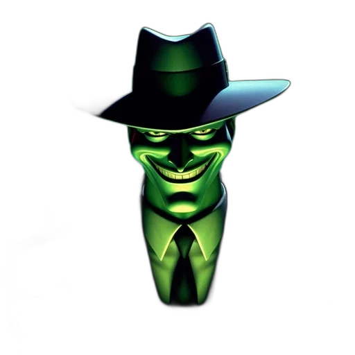 hat, mask, face, staff transparent PNG cut-out
