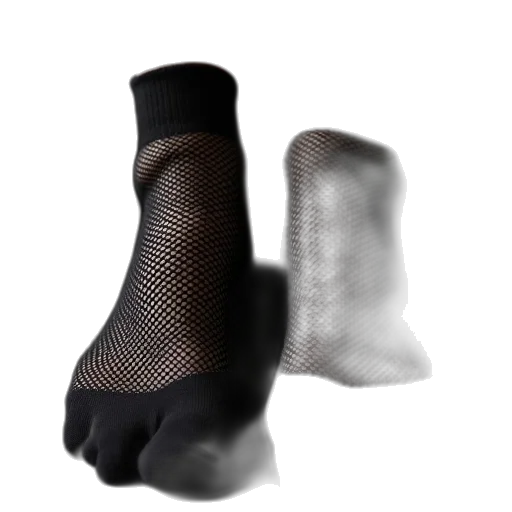 shoes, mask, 3d render, close transparent PNG cut-out