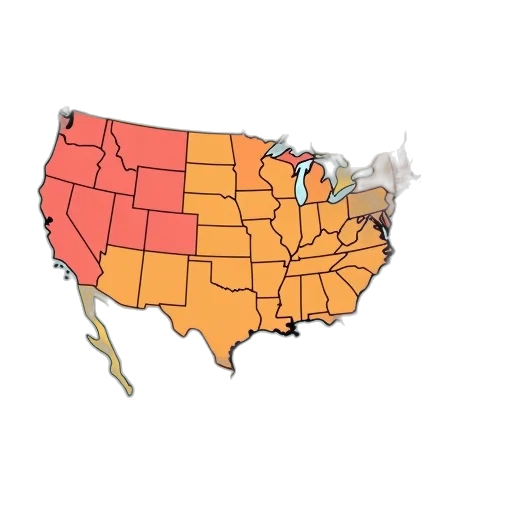 red, east, south, southeast transparent PNG cut-out