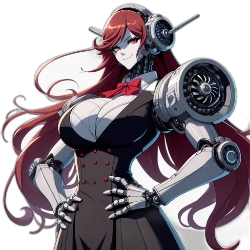 robot, weapon, staff, concept art transparent PNG cut-out