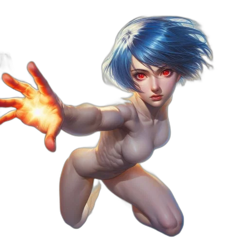 concept art, fantasy art, comic book art, cyberpunk transparent PNG cut-out