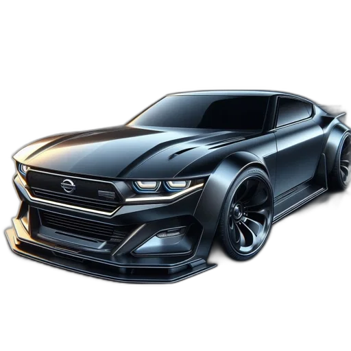 car, 3d render, photorealistic, concept art transparent PNG cut-out
