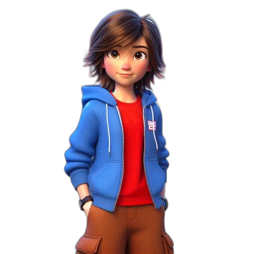 jacket, staff, 3d render, concept art transparent PNG cut-out