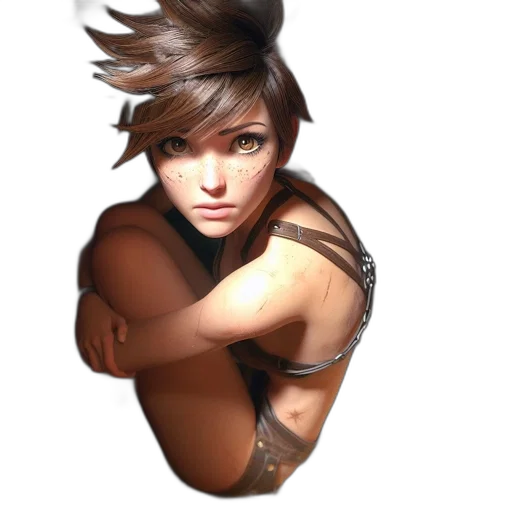 face, hair, weapon, mask transparent PNG cut-out