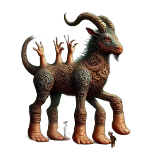 dragon, creature, animal, staff transparent PNG cut-out