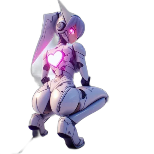 robot, weapon, staff, concept art transparent PNG cut-out