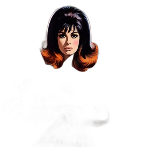 hair, face, dress, crown transparent PNG cut-out