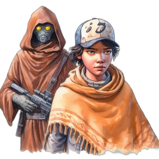 concept art, comic book art, fantasy art, pixel art transparent PNG cut-out