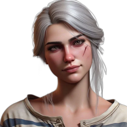face, staff, jewelry, fantasy art transparent PNG cut-out
