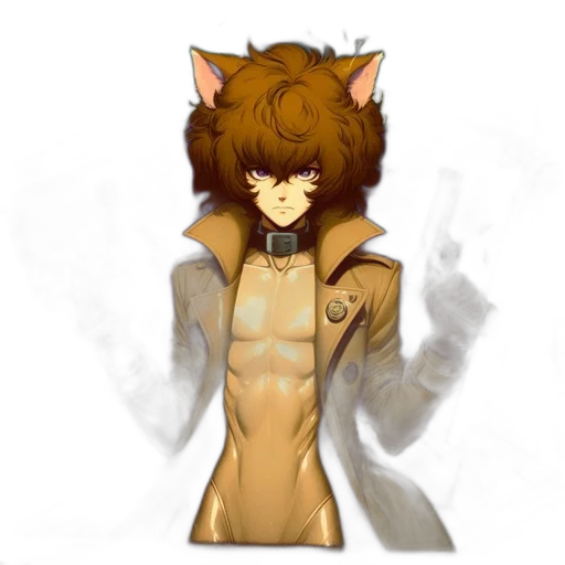 staff, jacket, creature, mask transparent PNG cut-out