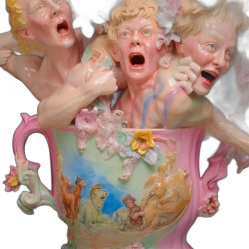 mask, face, 3d render, photorealistic transparent PNG cut-out
