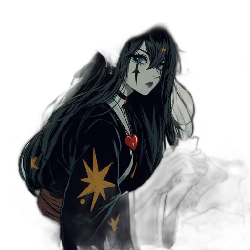 creature, staff, mask, crown transparent PNG cut-out