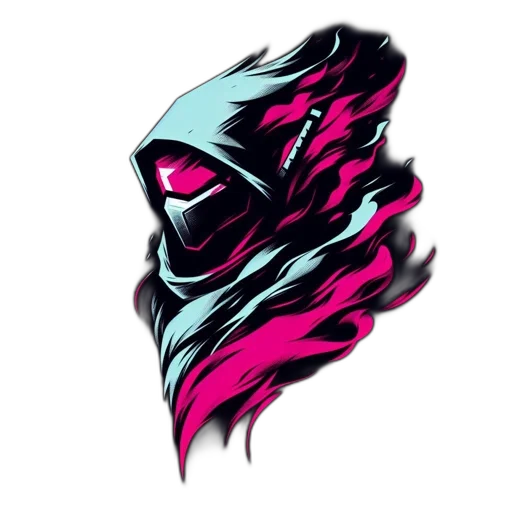 mask, face, creature, staff transparent PNG cut-out