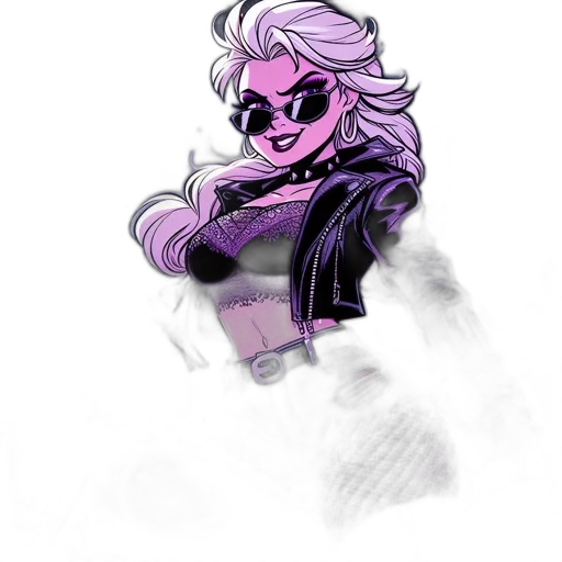 jacket, hair, creature, concept art transparent PNG cut-out