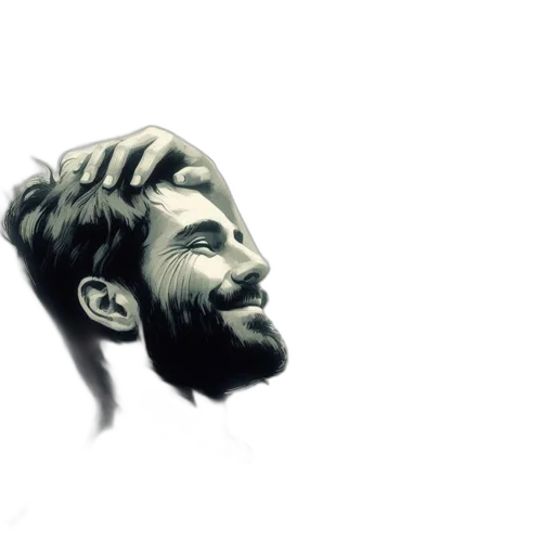 face, hair, mask, crown transparent PNG cut-out