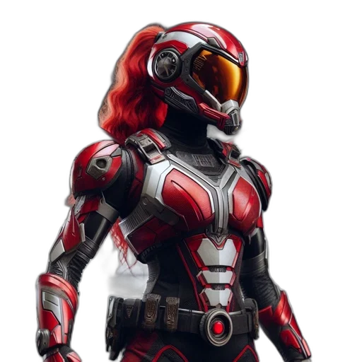 robot, concept art, 3d render, comic book art transparent PNG cut-out