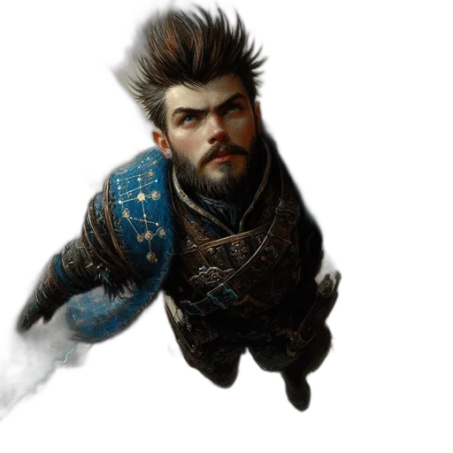 sword, dragon, face, staff transparent PNG cut-out