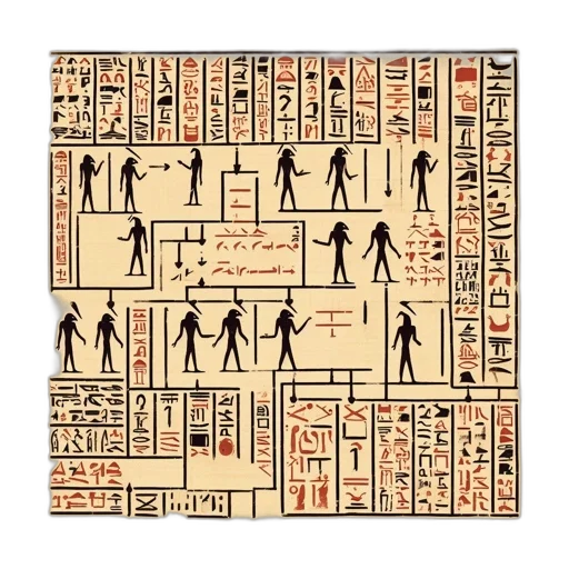 concept art, ancient, egyptian, motif transparent PNG cut-out
