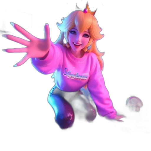 staff, creature, crown, robot transparent PNG cut-out