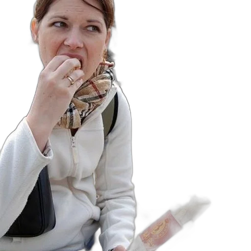 staff, jacket, jewelry, face transparent PNG cut-out