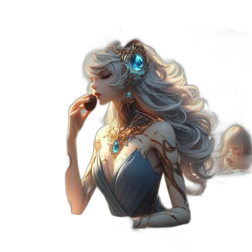 jewelry, staff, dress, crown transparent PNG cut-out