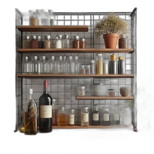 furniture, bottle, earth tones, wire transparent PNG cut-out