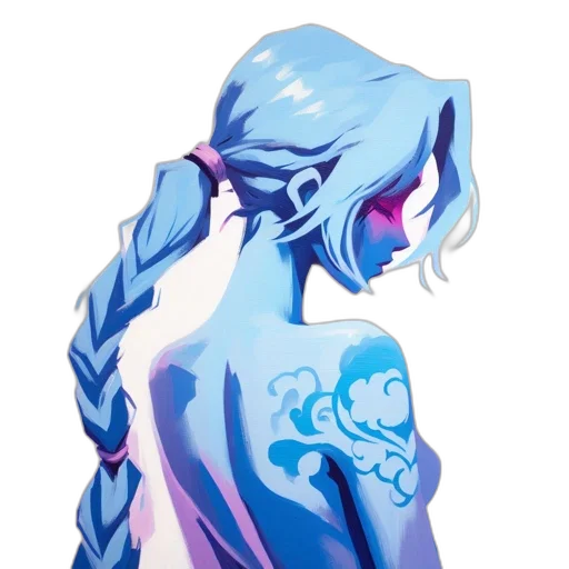 creature, dragon, mask, staff transparent PNG cut-out