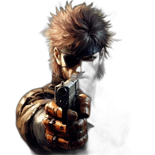 weapon, concept art, cyberpunk, photorealistic transparent PNG cut-out