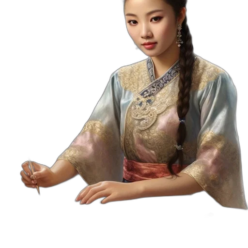 jewelry, dress, staff, face transparent PNG cut-out