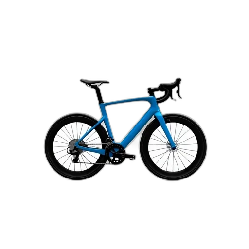 3d render, blue, sleek, black transparent PNG cut-out