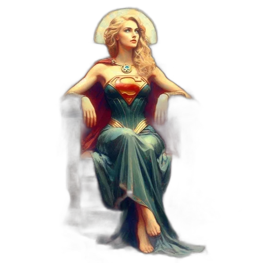 crown, dress, jewelry, fantasy art transparent PNG cut-out