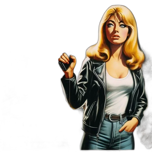 jacket, comic book art, photorealistic, concept art transparent PNG cut-out