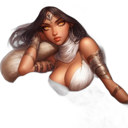 fantasy art, concept art, comic book art, pixel art transparent PNG cut-out