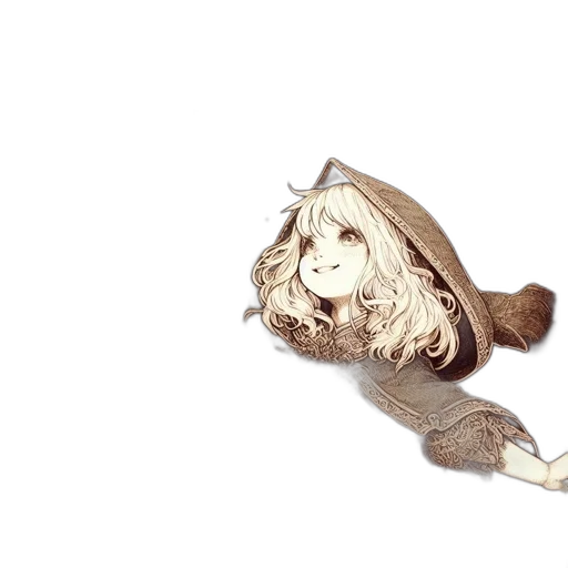 hair, staff, creature, animal transparent PNG cut-out