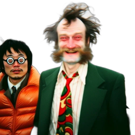 jacket, staff, face, mask transparent PNG cut-out