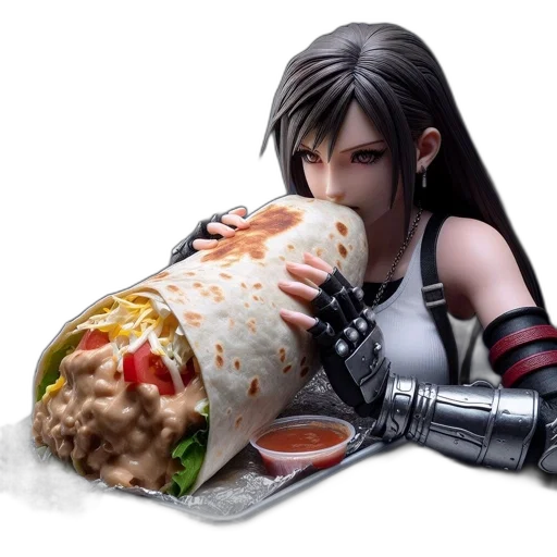 food, weapon, concept art, 3d render transparent PNG cut-out