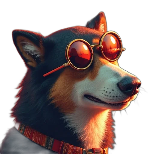 staff, animal, concept art, 3d render transparent PNG cut-out