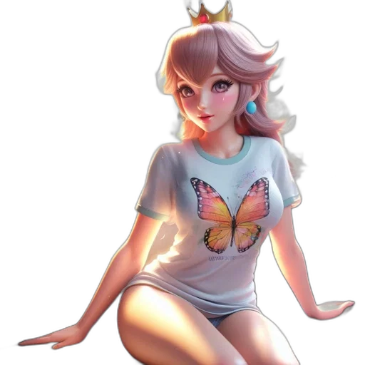 dress, crown, robot, staff transparent PNG cut-out