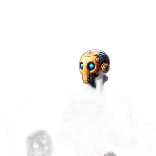 robot, mask, creature, face transparent PNG cut-out