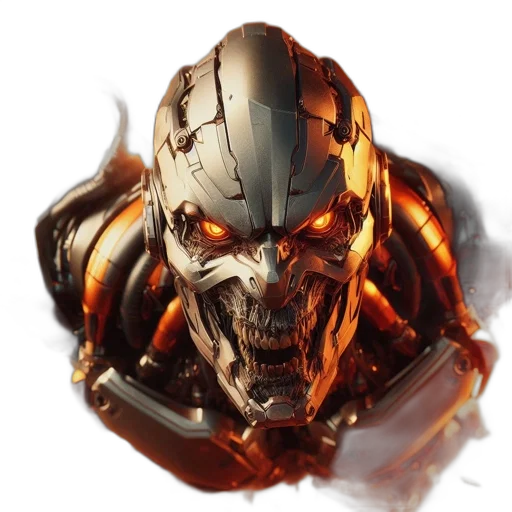 mask, face, robot, concept art transparent PNG cut-out