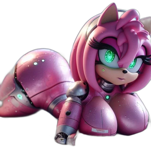 robot, creature, 3d render, concept art transparent PNG cut-out