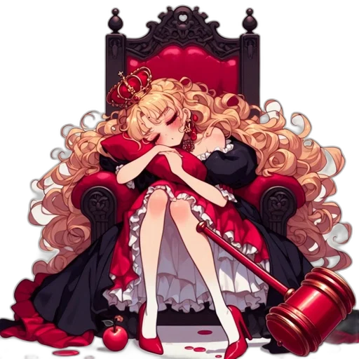 crown, dress, staff, pixel art transparent PNG cut-out