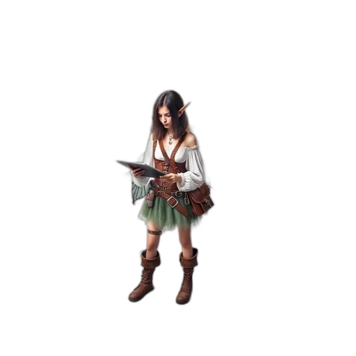 staff, weapon, sword, dress transparent PNG cut-out