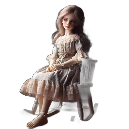 dress, furniture, concept art, 3d render transparent PNG cut-out