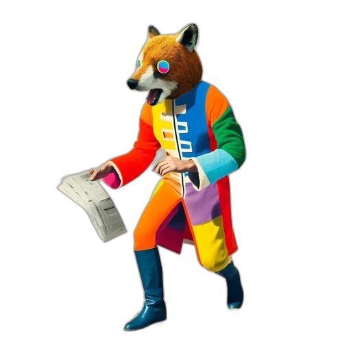 staff, jacket, animal, mask transparent PNG cut-out