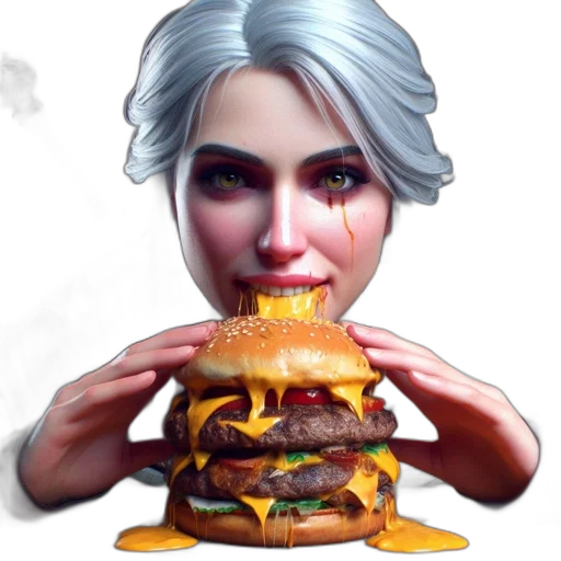 food, face, photorealistic, concept art transparent PNG cut-out
