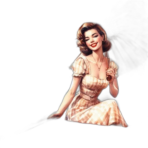 dress, staff, jewelry, fantasy art transparent PNG cut-out